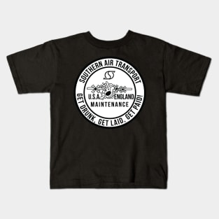 The PARANOIA CIA Airlines Collection: Southern Air Transport: Maintenance Kids T-Shirt